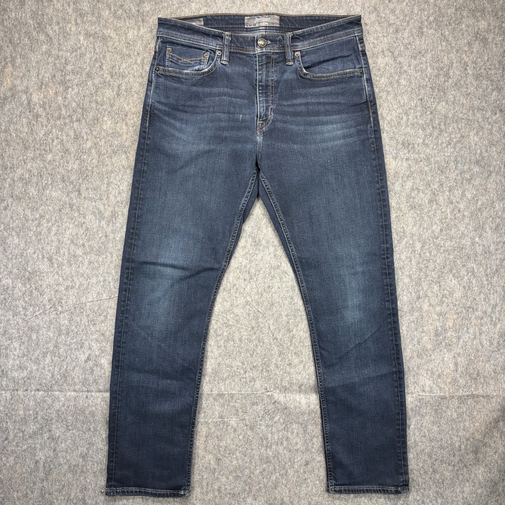 Revtown Sharp Jeans Men's 33 x 30 Blue Stretch Cotton Indigo Decade Denim